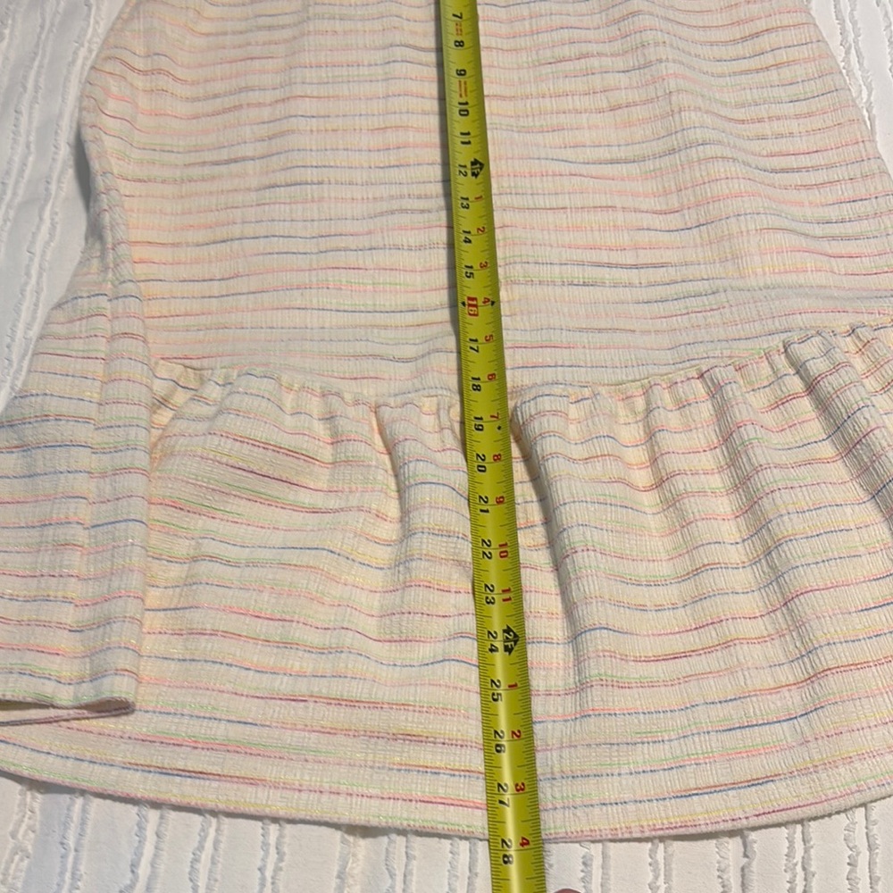 NWT Loft Striped Sleeveless Dress with Tie Straps - Picture 5 of 7